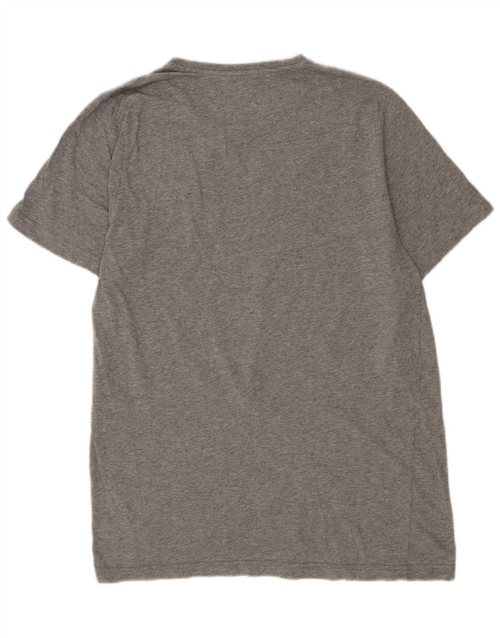 Puma Herre Grafisk T-Shirt Top Stor Grå Flecked