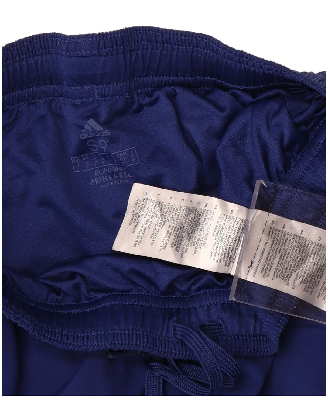 Adidas Herre Primegreen Sportshorts Small Navy Blue Polyester