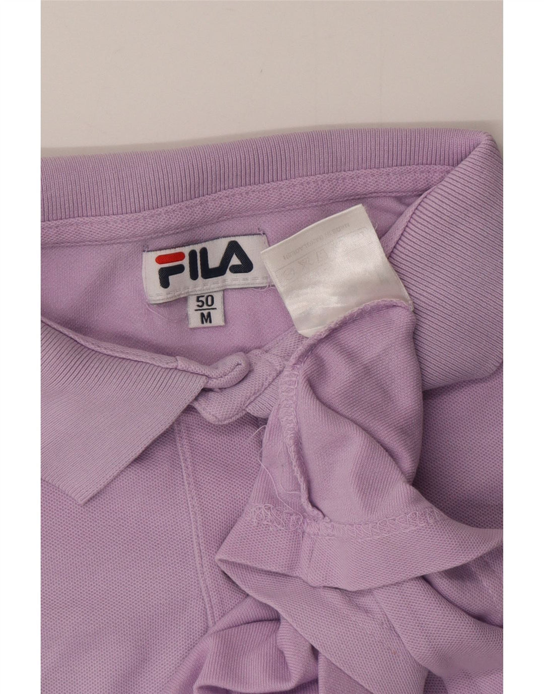 FILA Poloshirt til mænd IT 50 Medium Lilla Bomuld
