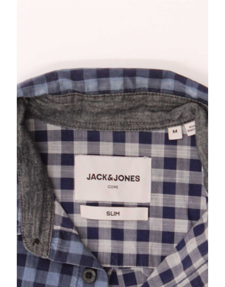 Jack & Jones Herre Slim Fit skjorte Medium Blue Gingham