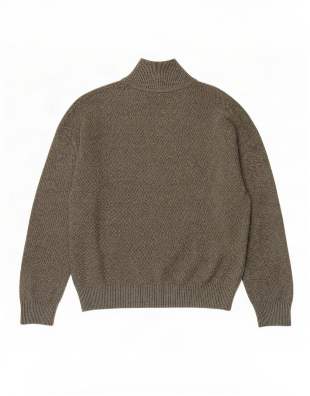Marks & Spencer Dame Turtle Neck Jumper Sweater UK 10 Small Khaki