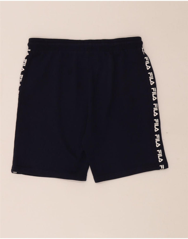 FILA Grafiske sportsshorts til drenge 13-14 år marineblå polyester