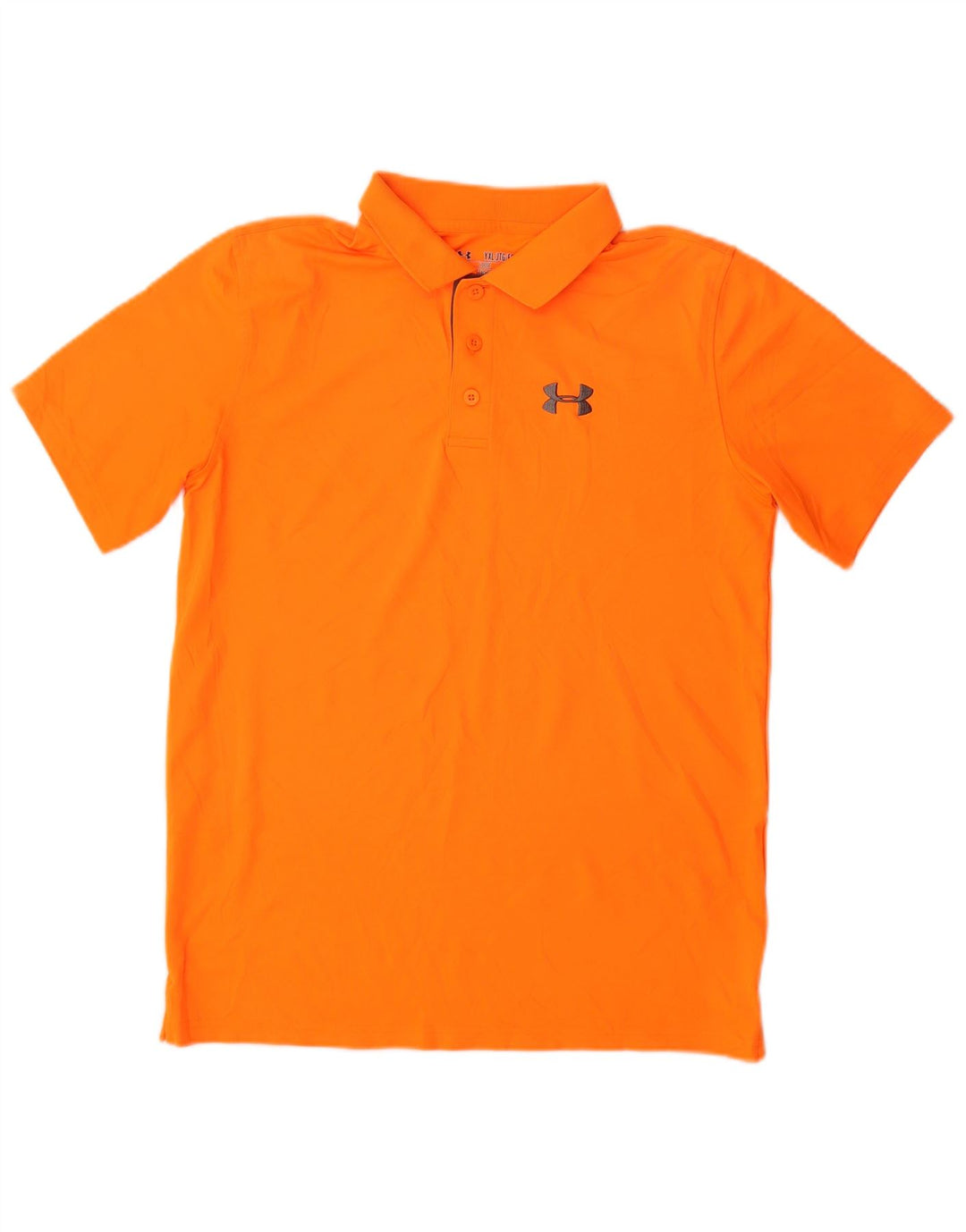 UNDER ARMOUR Boys Heat Gear Polo Shirt 13-14 år XL Orange