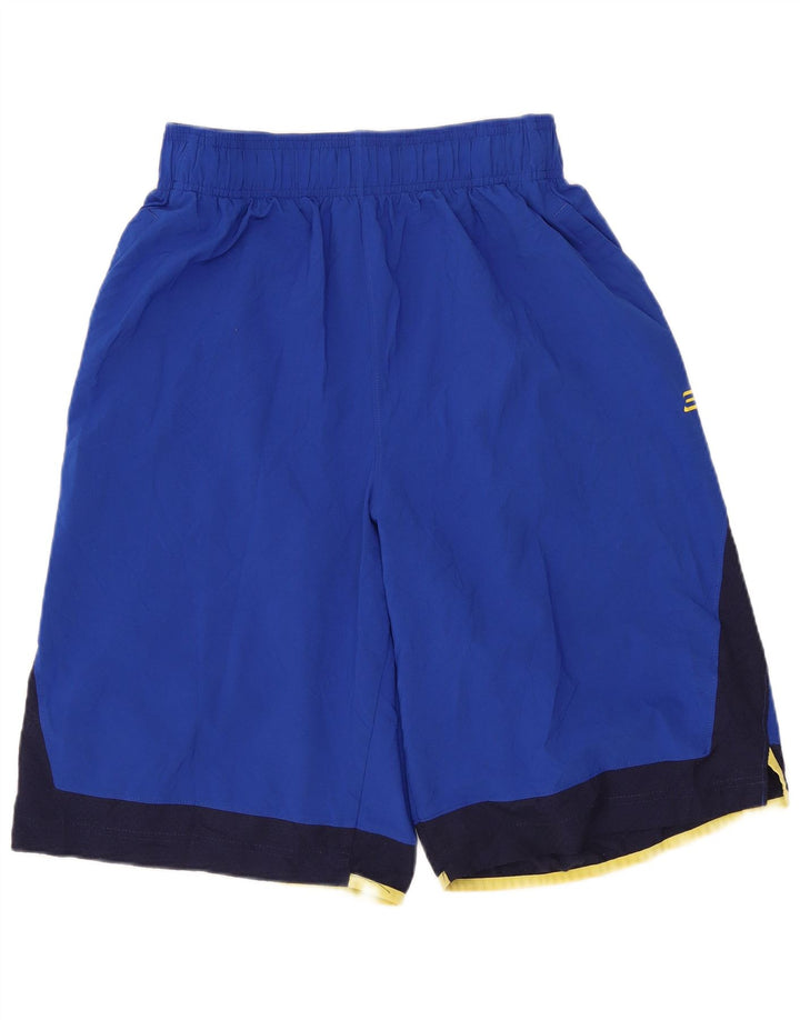 Under Armour Herre sportsshorts Small Blue Colourblock Polyester