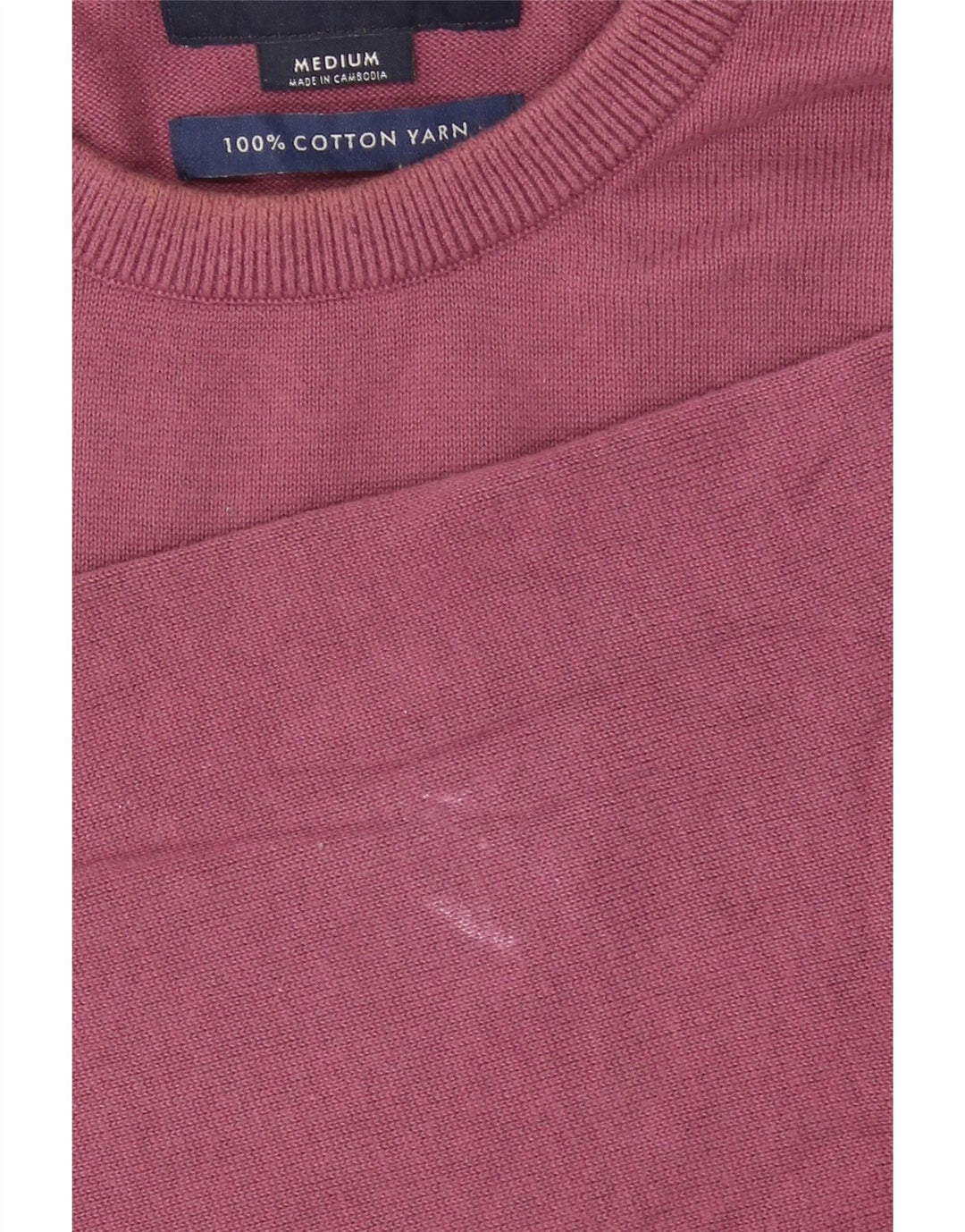 Joules Herre Crew Neck Jumper Sweater Medium Lilla Bomuld