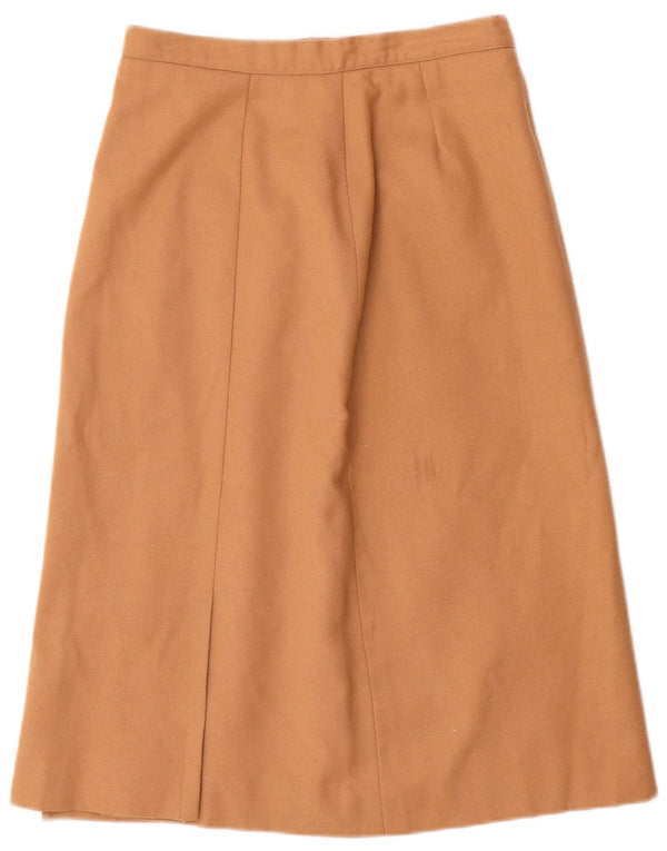 Windsmoor Midi-nederdel til kvinder UK 14 Medium W28 Beige Uld