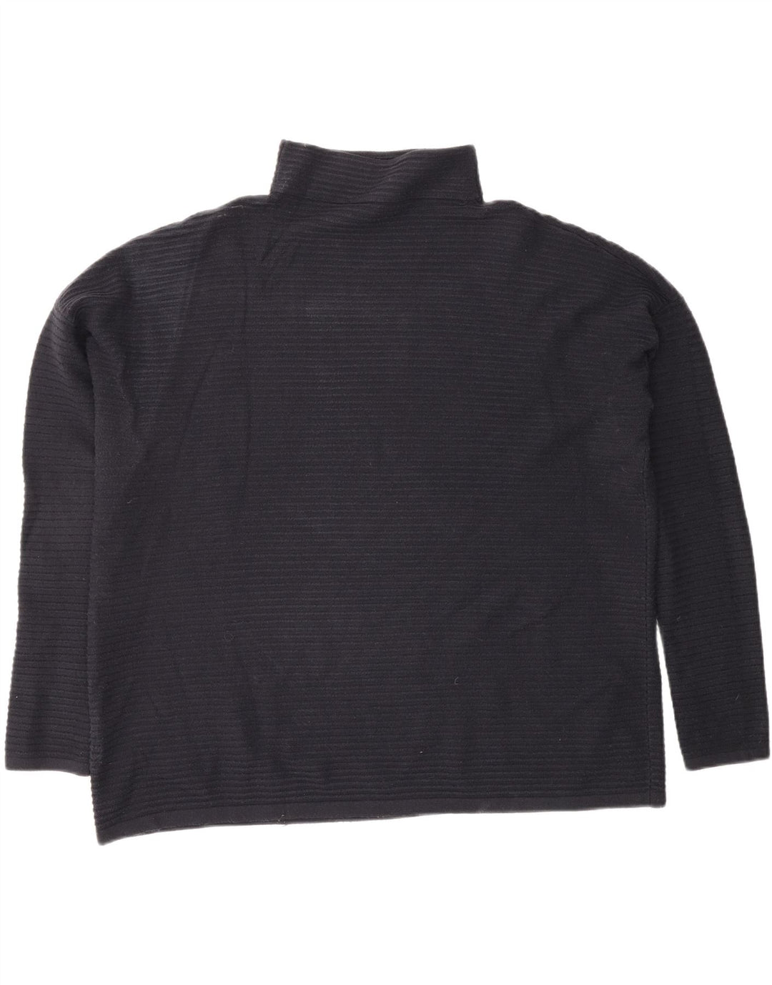 FRANSK FORBINDELSE Dame Roll Neck Jumper Sweater UK 16 Large Black