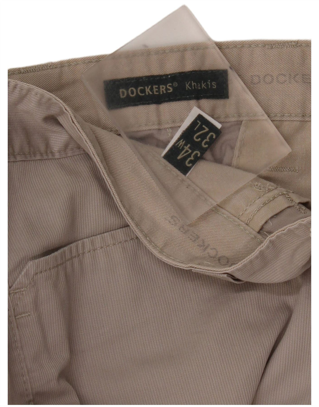 Dockers Herre Khakis Regular Fit Chino Bukser W34 L29 Grå Bomuld
