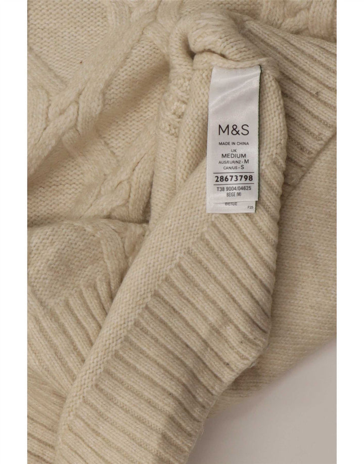 Marks & Spencer Damevest Tank Top UK 14 Medium Beige Polyester
