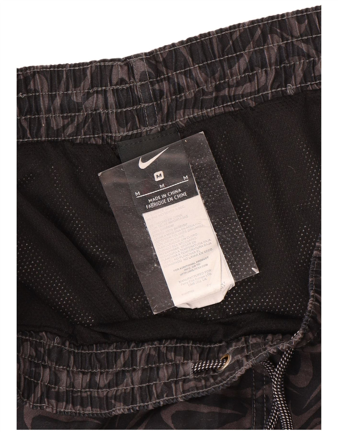 Nike grafiske sportsshorts til mænd mellem sort polyester