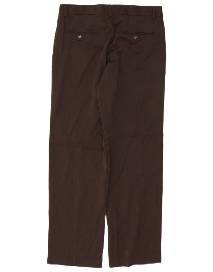 IZOD Lige Chinobukser til mænd W30 L30 brun polyester
