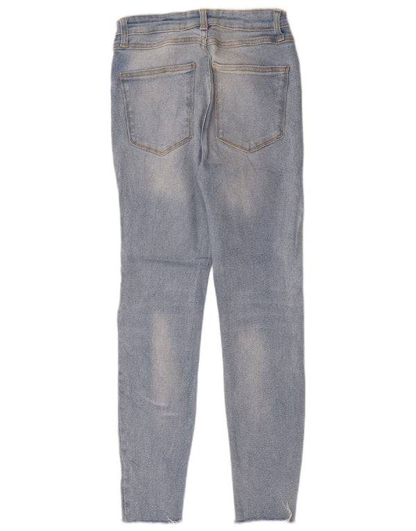 Zara Dame Skinny Jeans EU 36 XS W26 L26 Blå Bomuld
