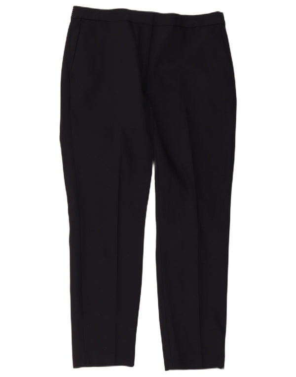 Zara Dame Slim Bukser XL W32 L28 Marineblå