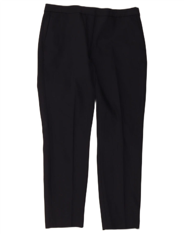 Zara Dame Slim Bukser XL W32 L28 Marineblå