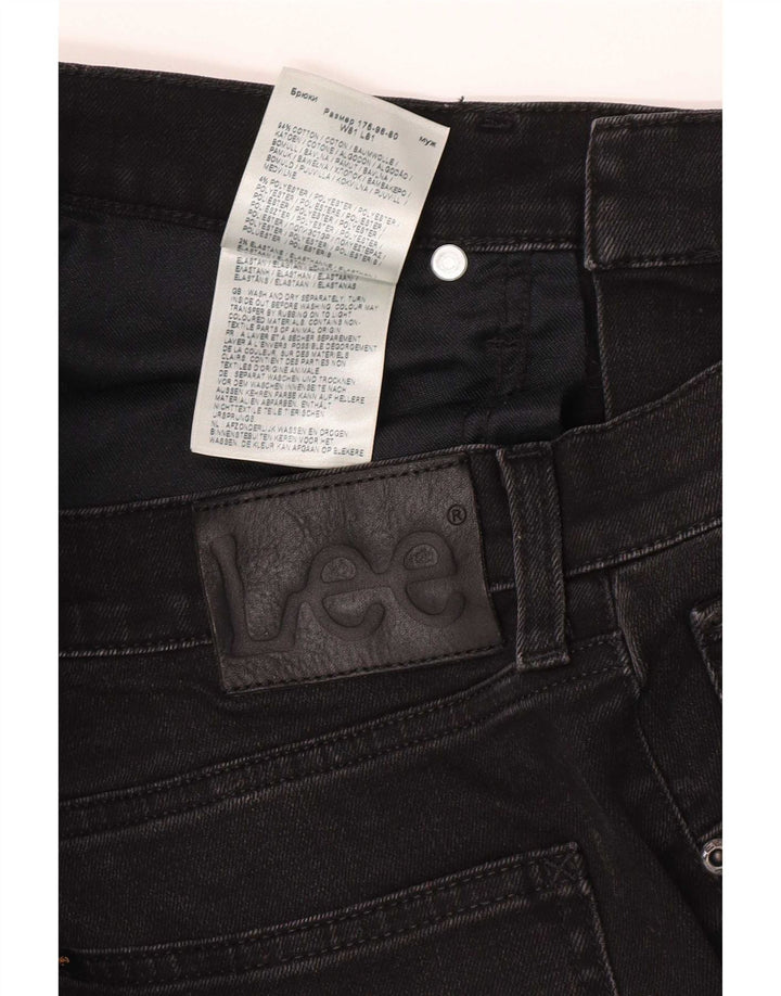 Lee Herre Austin Cropped Jeans W32 L25 Sort bomuld