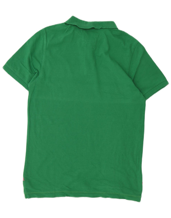 Project Mens Polo Shirt Medium Green Cotton