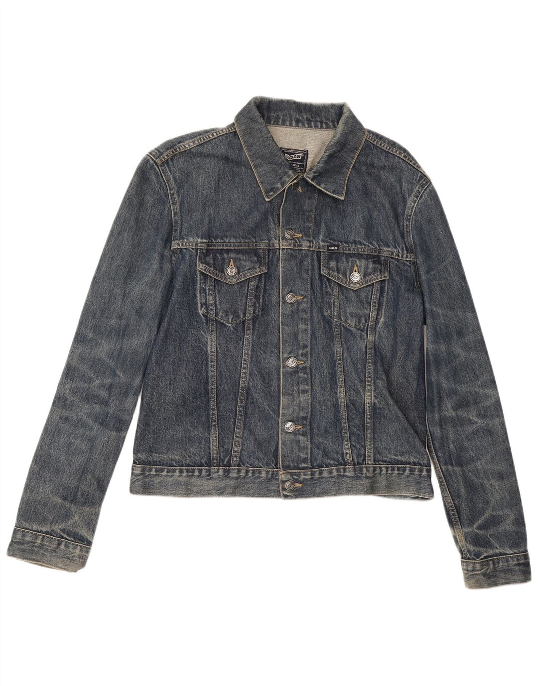 Gas Dame denimjakke UK 18 XL Blå Bomuld