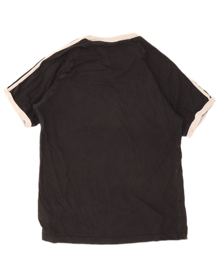Adidas herre T-shirt top lille sort bomuld