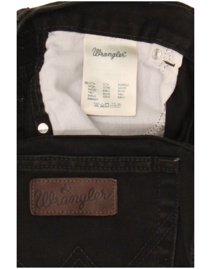 Wrangler Texas Straight Jeans til kvinder W36 L30 sort bomuld