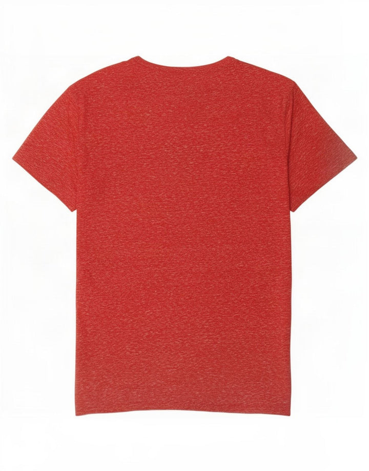 Tommy Hilfiger Herre Regular Fit T-shirt Top Medium Pink Flecked Polyester