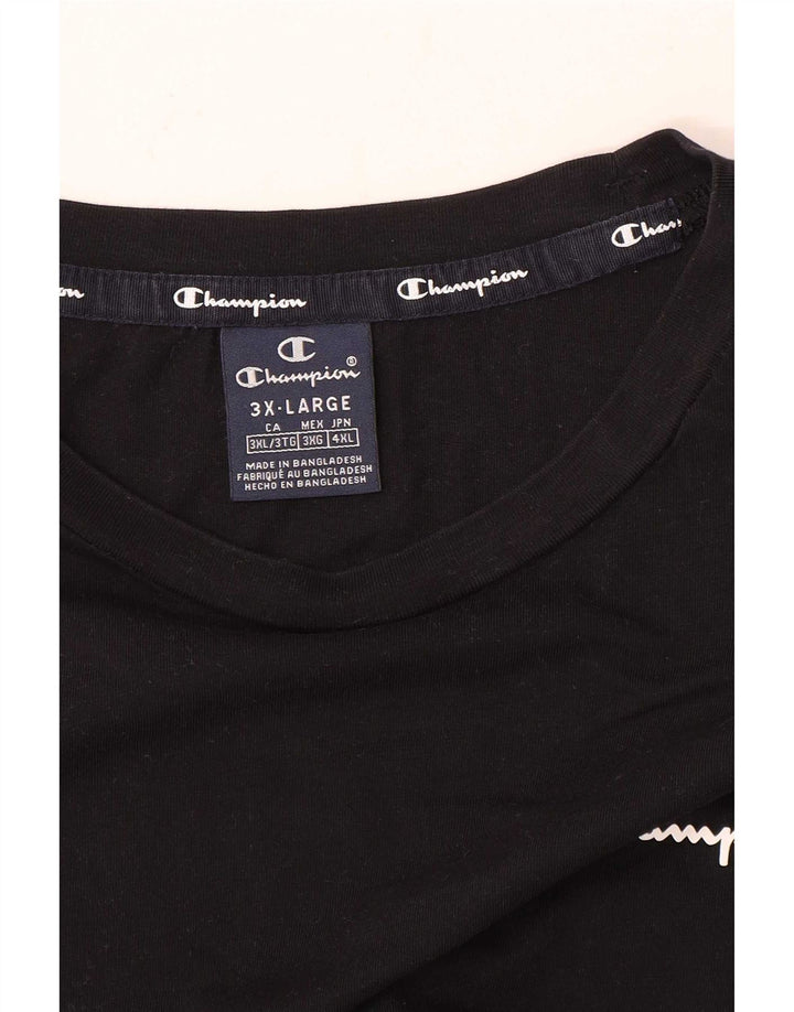 Champion Herre Top Langærmet 3XL Sort