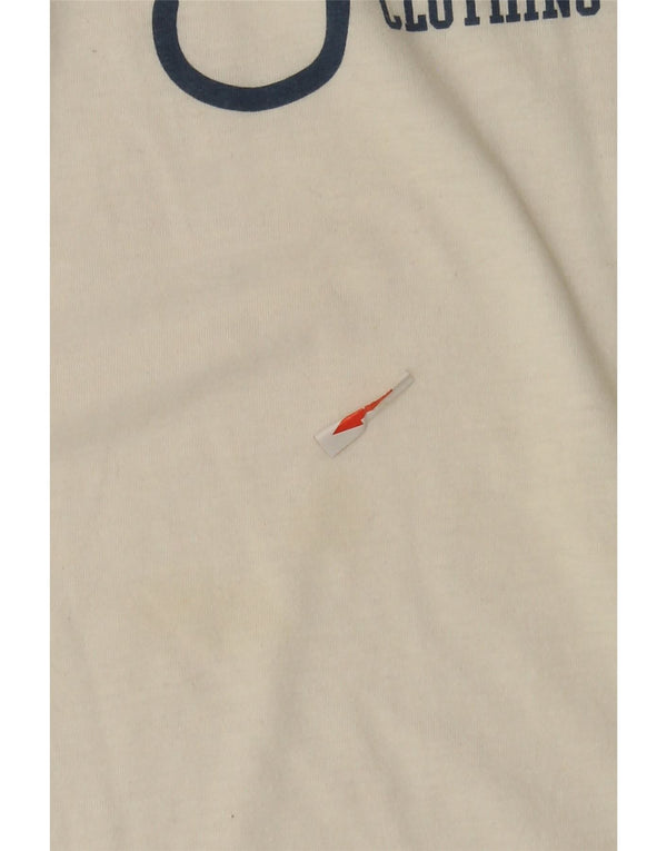 Jack & Jones Herre Grafisk T-Shirt Top XL Hvid Polyester
