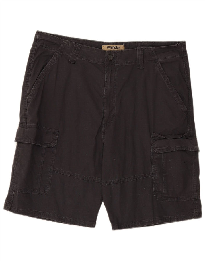 WRANGLER Mens Cargo Shorts W38 XL Grey Cotton