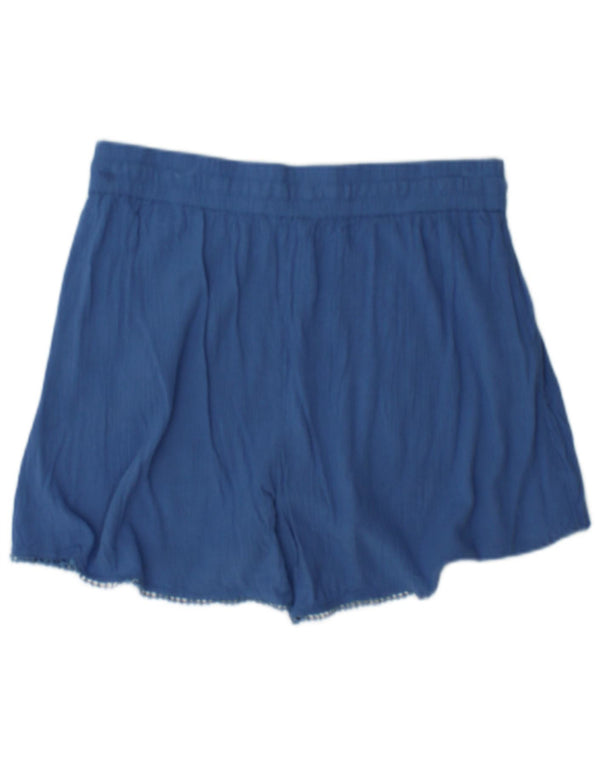 Marks & Spencer Sportsshorts til kvinder UK 12 Medium Blue Viscose