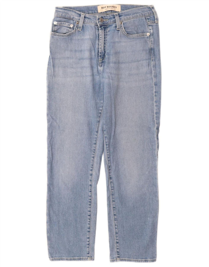 ROY ROGERS Kvinder Cropped Jeans W29 L25 Blå Bomuld