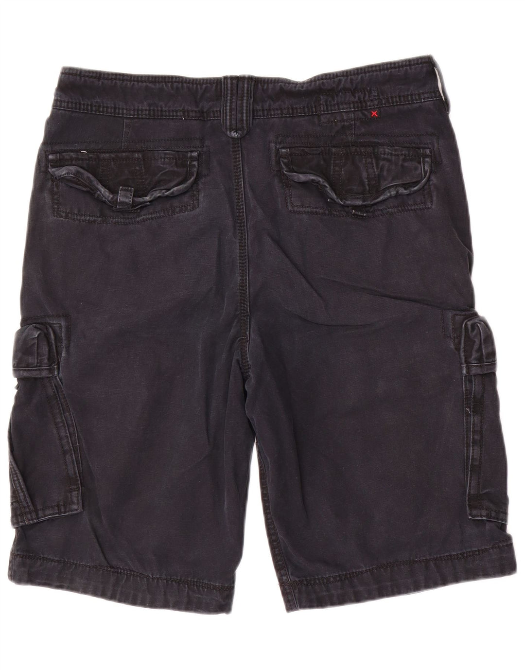 Fat Face Herre Cargo Shorts W34 Large Black Bomuld