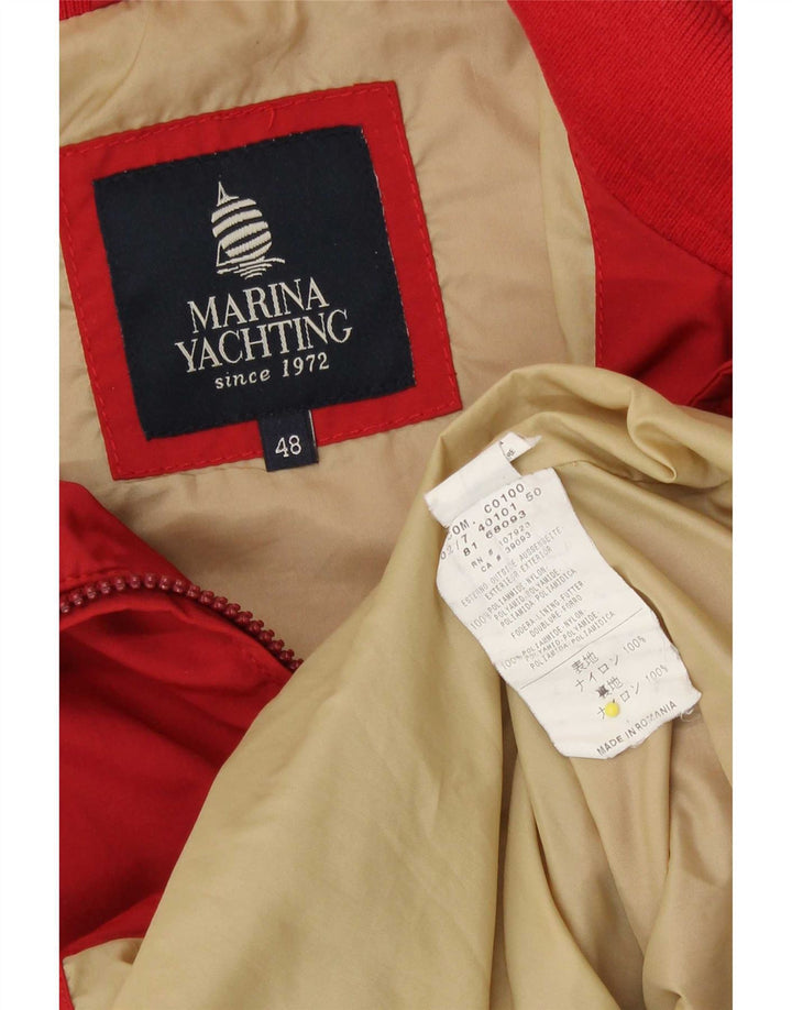 Marina Yachting Herre Gilet IT 48 Medium Rød Polyamid
