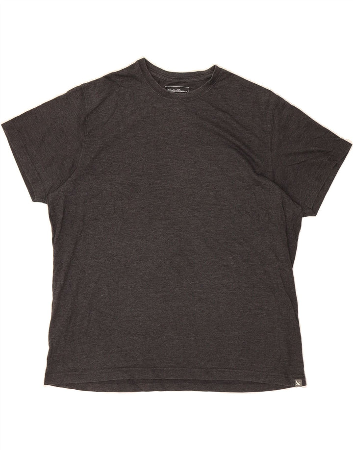 EDDIE BAUER Mens T-Shirt Top XL Grey Cotton Vintage Eddie Bauer and Second-Hand Eddie Bauer from Messina Hembry 