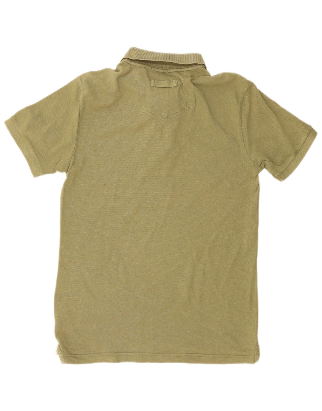 FAT FACE Mens Polo Shirt Small Green Cotton