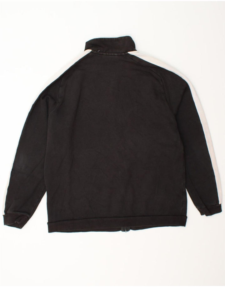 PUMA Mens Tracksuit Top Jacket Large Black Colourblock Cotton Vintage Puma and Second-Hand Puma from Messina Hembry 