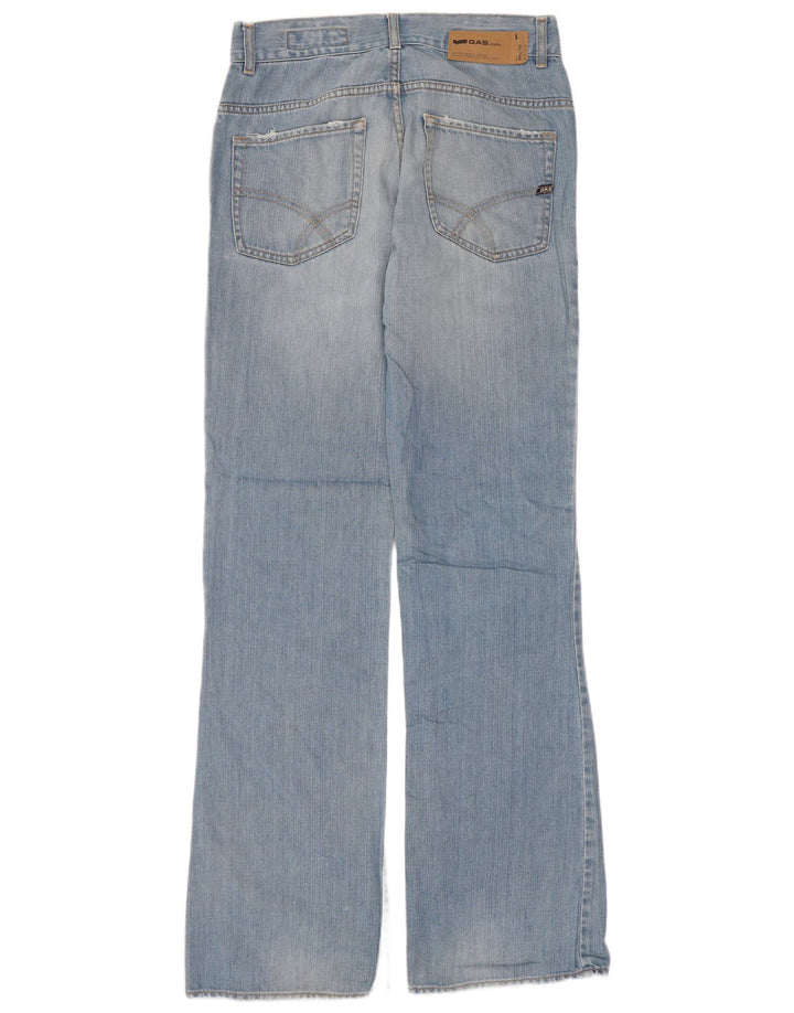 Gas Herre Bootcut Jeans W30 L34 Blå Bomuld