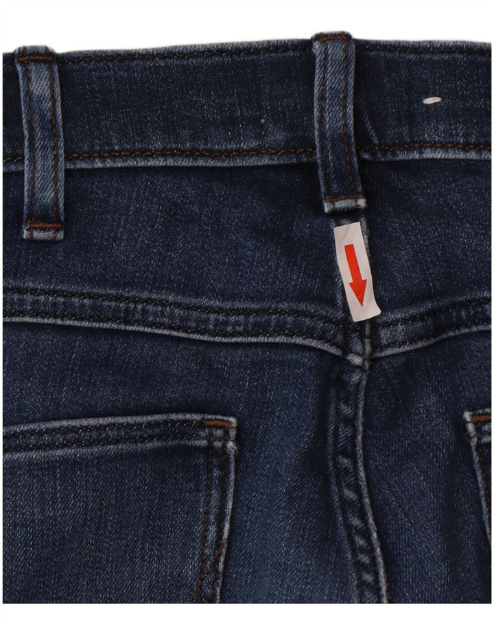 Wrangler Herre Arizona Straight Jeans W32 L30 Blå Bomuld