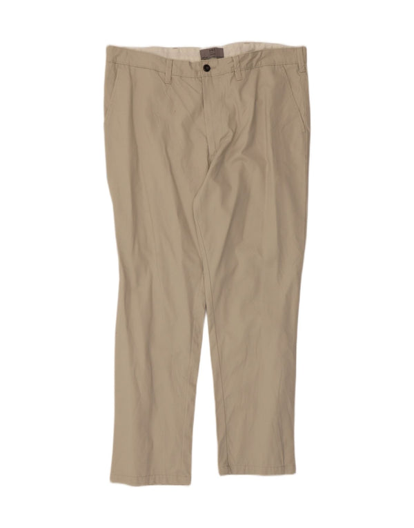 Marks & Spencer Herre tilspidsede Casual Bukser W38 L29 Beige Bomuld