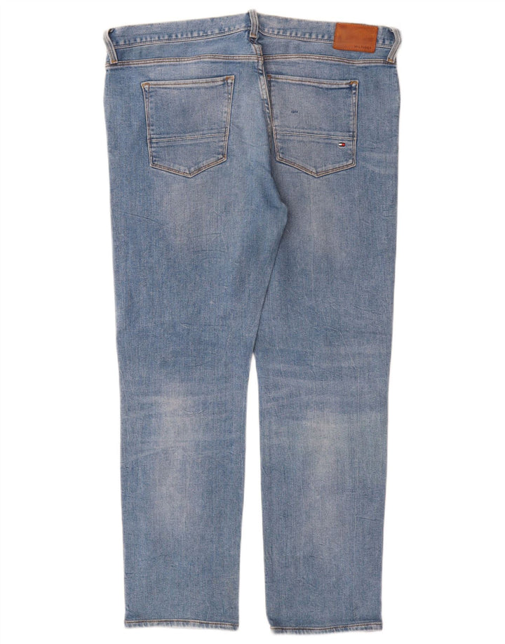 Tommy Hilfiger Herre Bleecker Slim Jeans W36 L30 Blå Bomuld