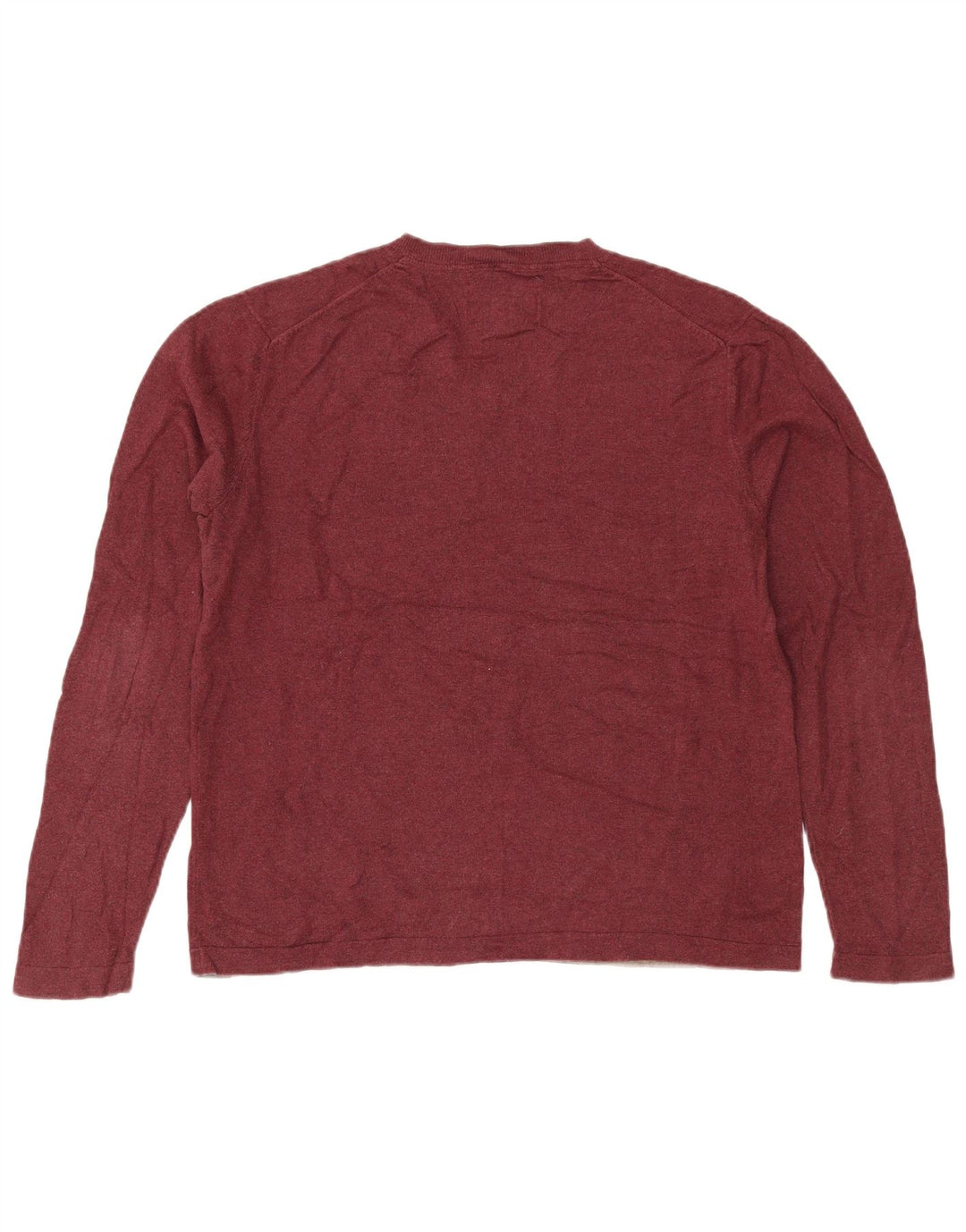 Eddie Bauer Herre V-hals sweater Medium Bourgogne bomuld