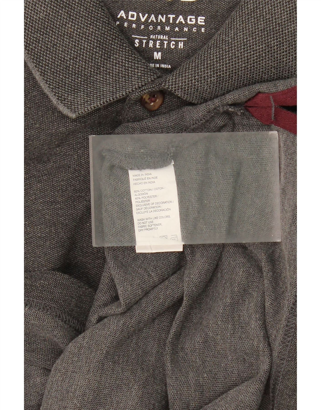 IZOD Mens Polo Shirt Medium Grey Cotton Vintage Izod and Second-Hand Izod from Messina Hembry 