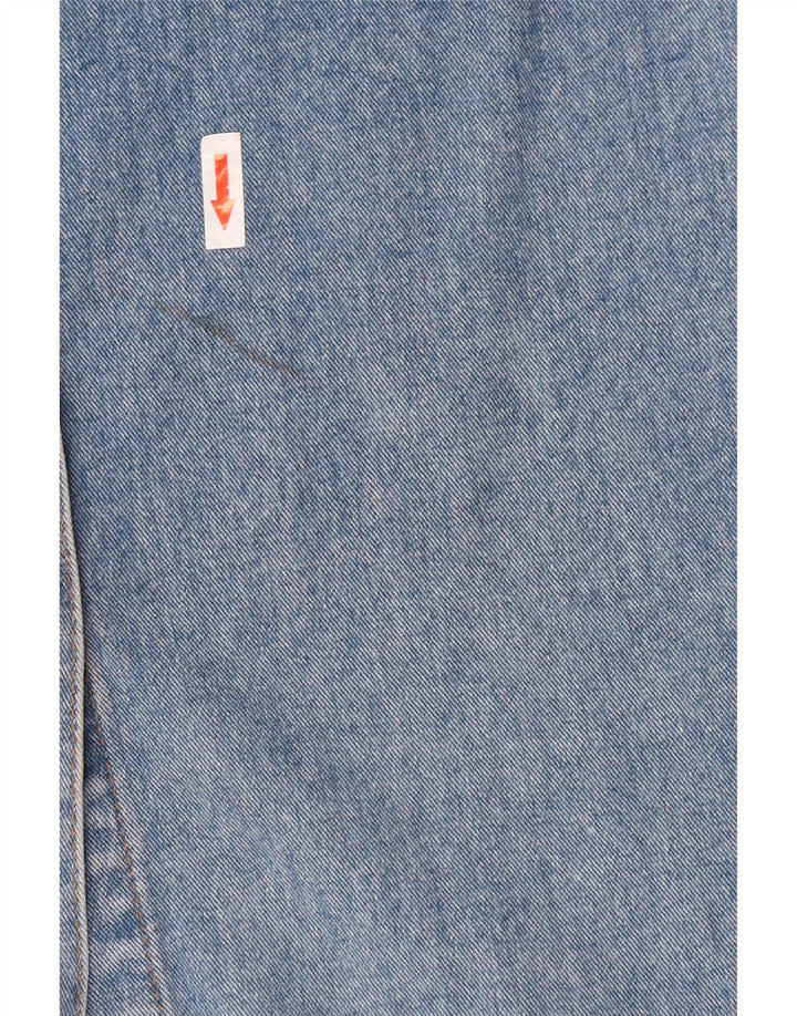 Zara Dame Denim Nederdel Small W28 Blå
