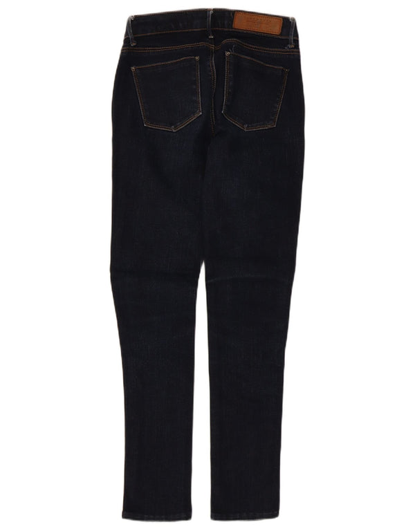 Zara Dame Skinny Jeans EU 34 2XS W24 L27 Marineblå Bomuld