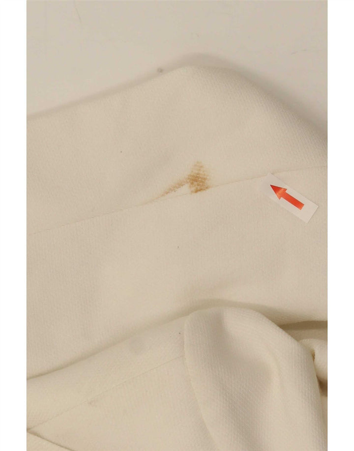 Oasis Womens Open Blazer Jacket UK 8 Small White Polyester