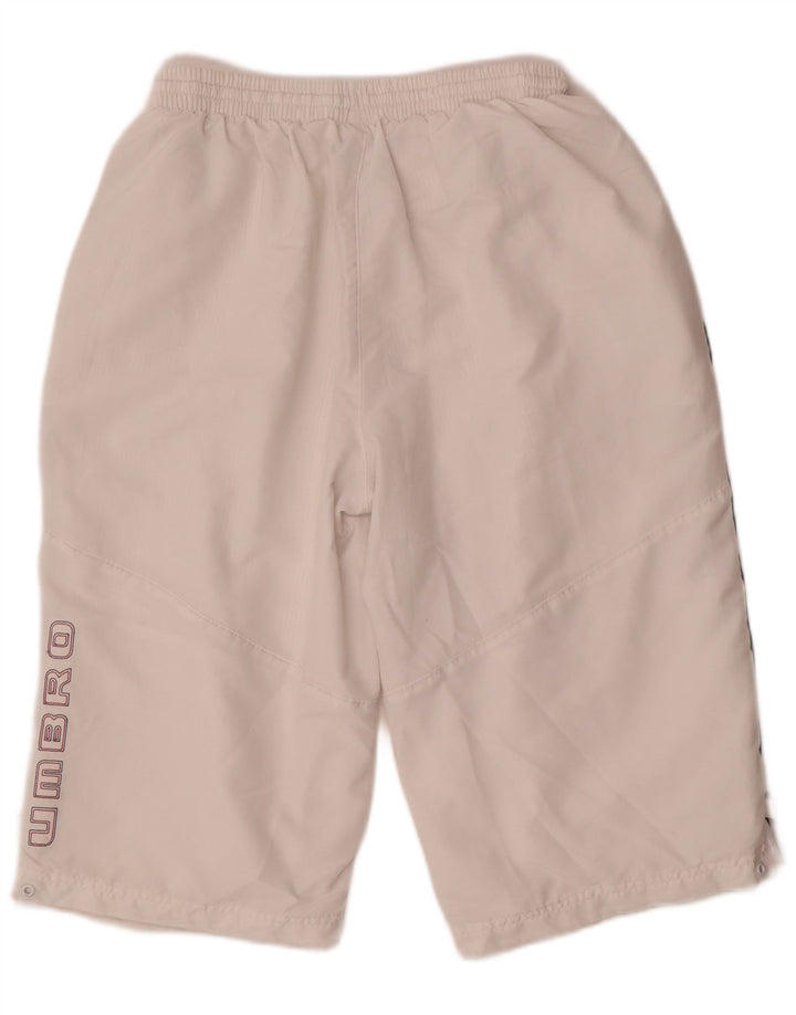 Umbro Herre Grafiske Badeshorts Medium Hvid Polyester