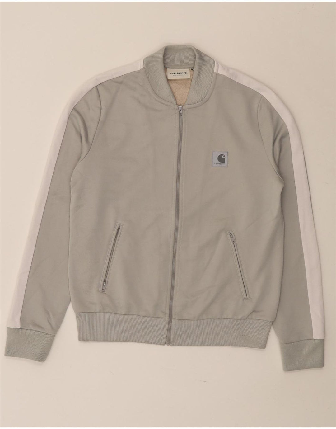 CARHARTT træningsdragt topjakke til kvinder UK 10 Small Grey Colourblock