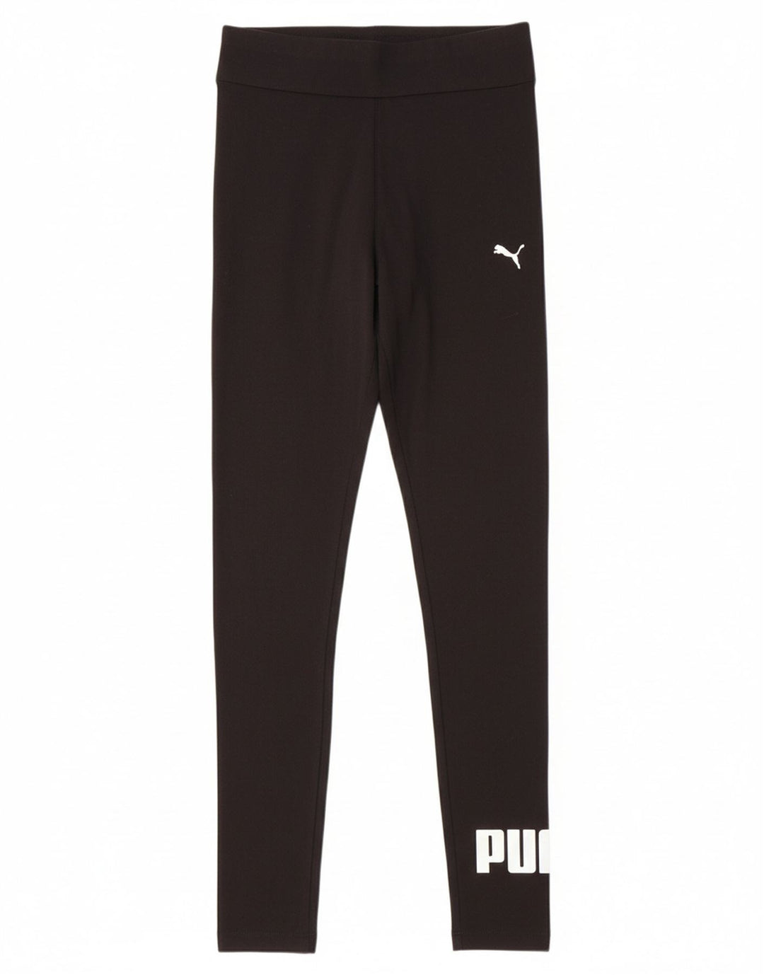 PUMA Womens Graphic Leggings UK 8 Small Black