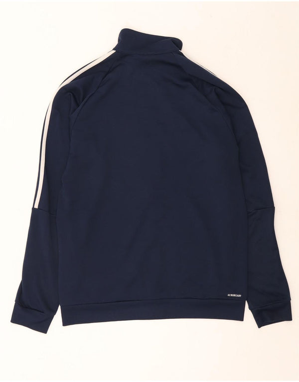 Adidas Aeroready træningsdragt topjakke til mænd UK 44/46 Large Navy Blue