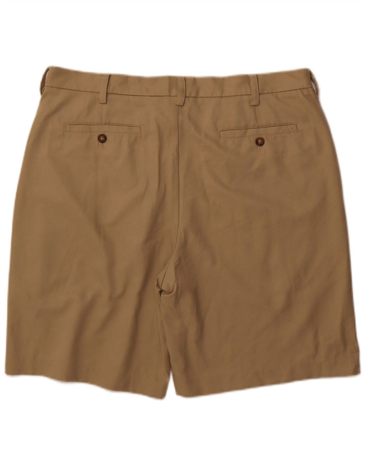 Izod Chino Shorts til mænd W38 XL Beige Polyester