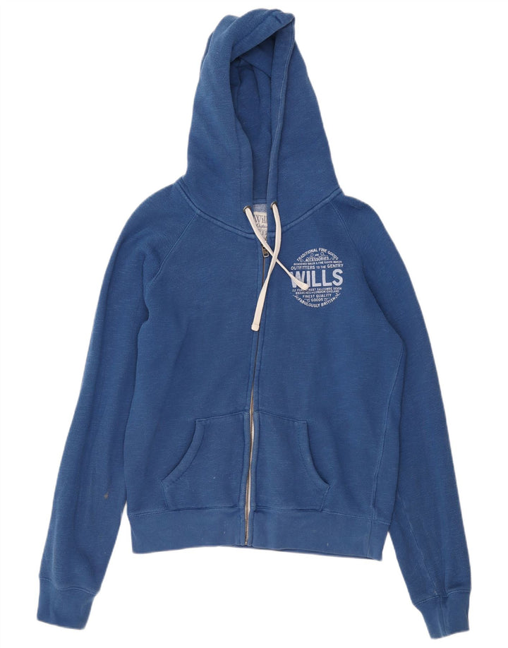 Jack Wills Womens UK 14 Large Blue Cotton