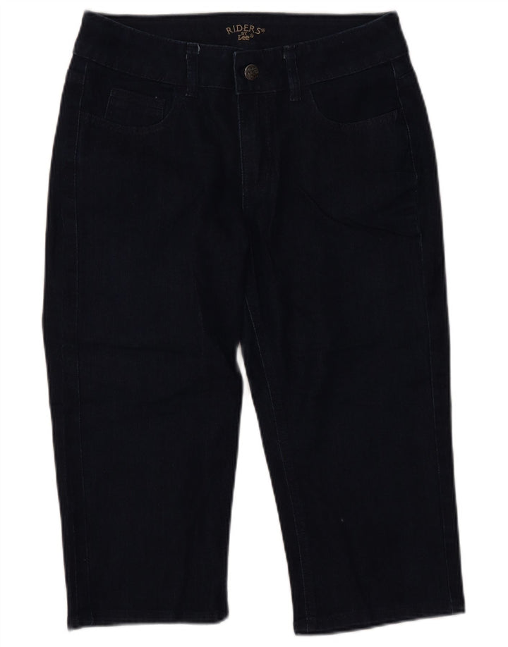 LEE Womens Riders Capri Jeans US 8 Medium W30 L18 Marineblå Bomuld